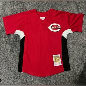 KIDS MITCHELL & NESS KEN GRIFFEY JR 2007 . REDS, Griffey 3 jersey. Size:S 8 kids